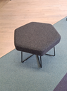 [#00-51] Stool, NaughtOne, Grey Hexagon