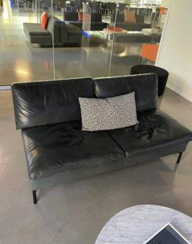 2 Seat Leather Couch