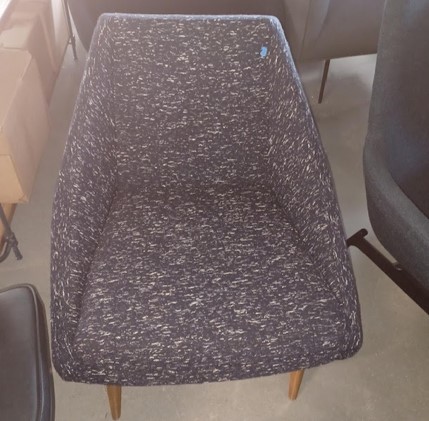 West Elm Dark Blue/Tan Specks