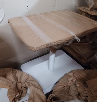 White Rectangular Tables