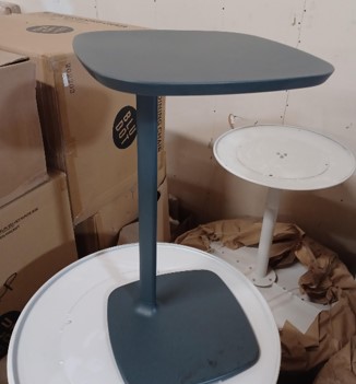 Gray Side Table