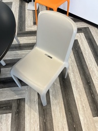 Chair, grey, plastik