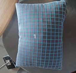 [#00-167] Pillow, blue pattern